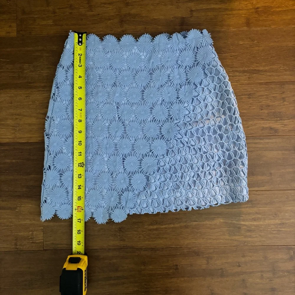 Topshop blue mini skirt 4 - Picture 2 of 8